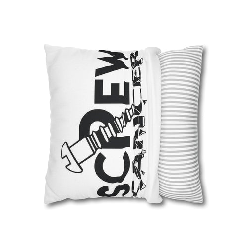 Spun Polyester Square Pillowcase