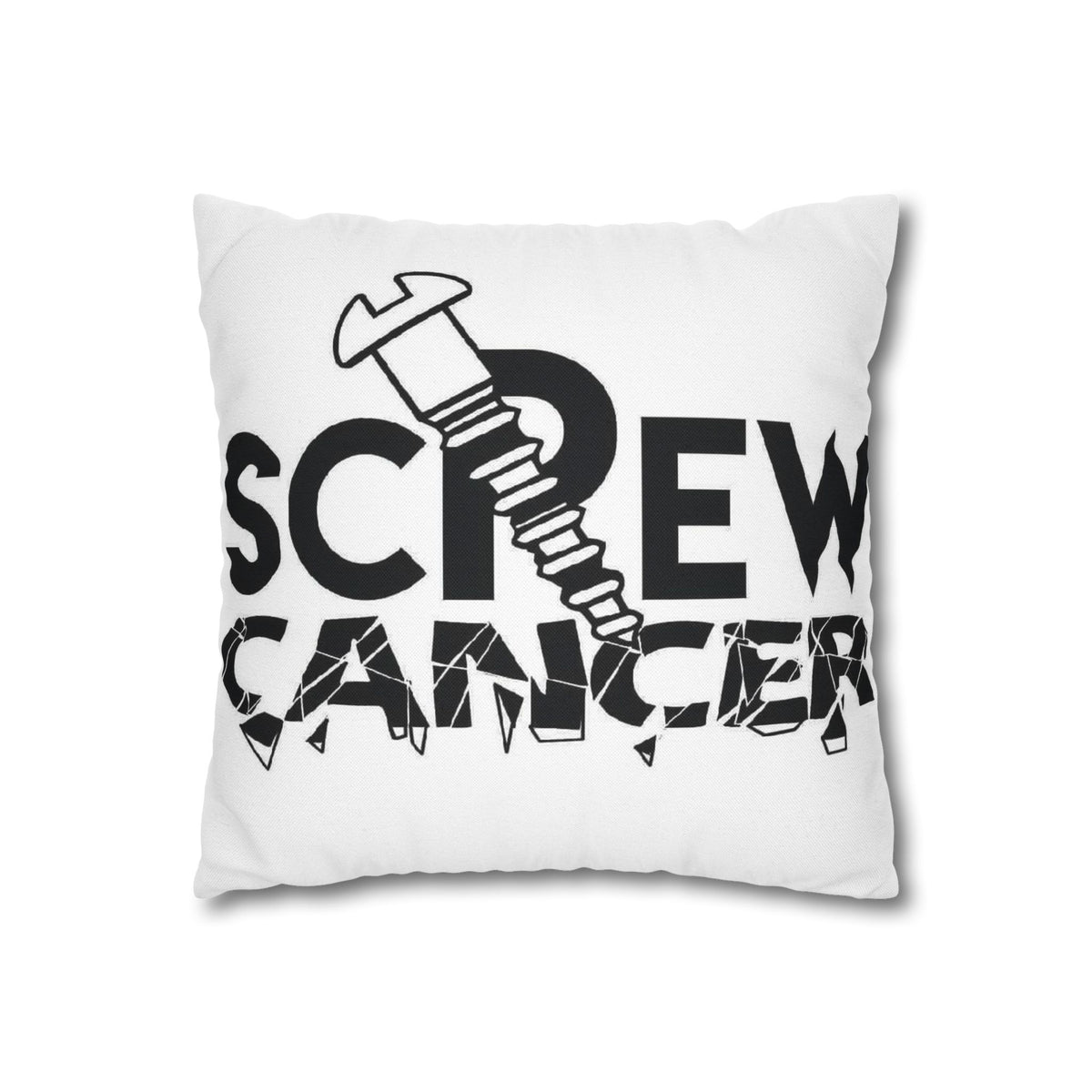 Spun Polyester Square Pillowcase
