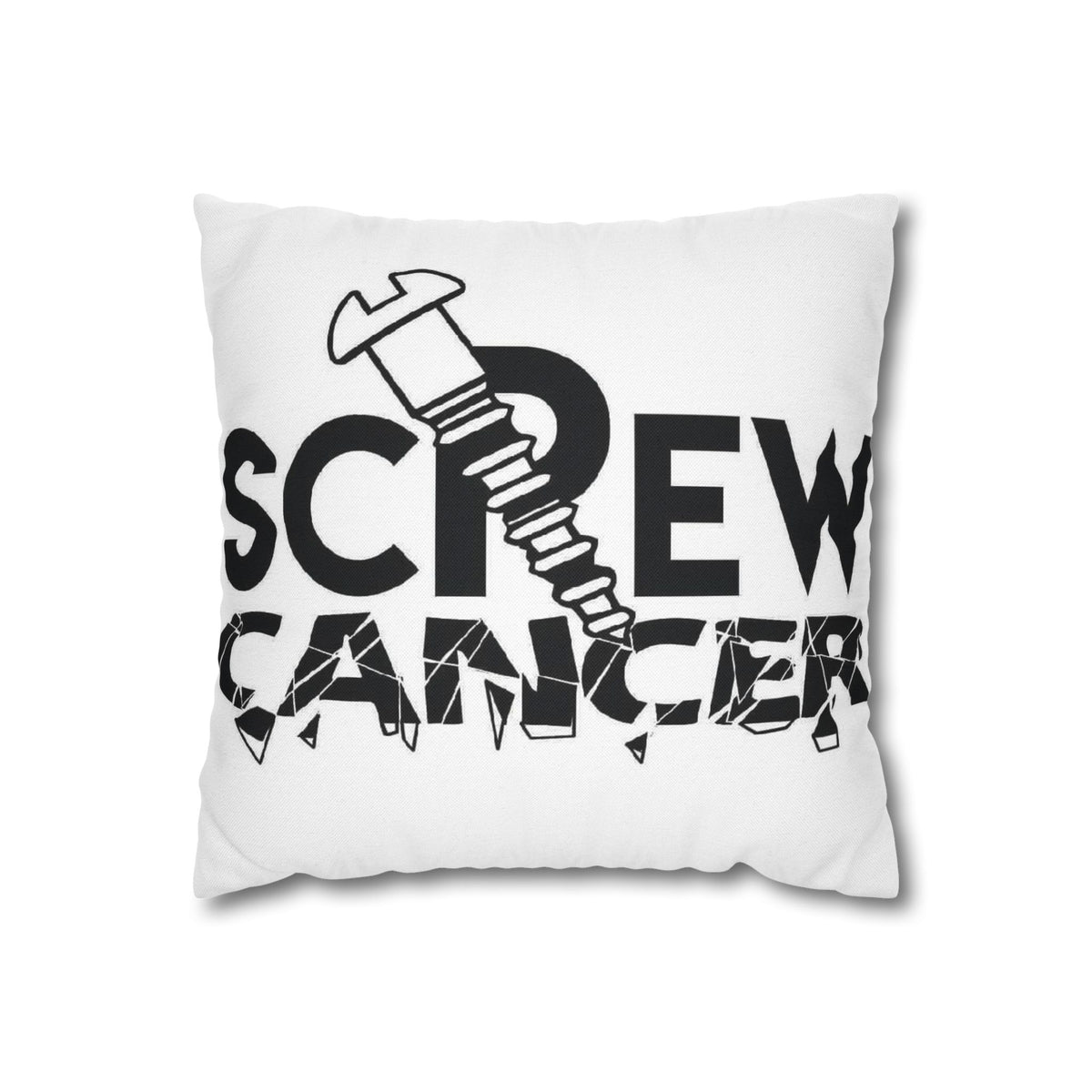 Spun Polyester Square Pillowcase